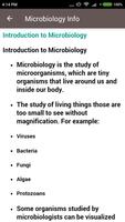 Microbiology Info ảnh chụp màn hình 3