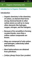 Organic Chemistry Info capture d'écran 3