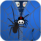 Blue Spider Lock ~ Zipper Lock Screen icône