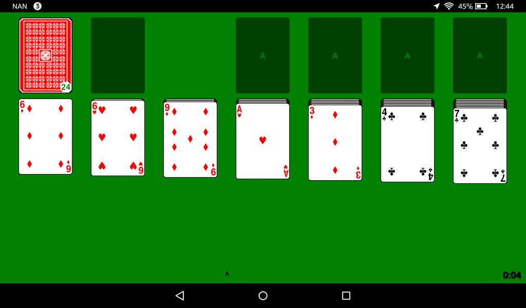 Игра пасьянс андроид. Карточная игра на логику.