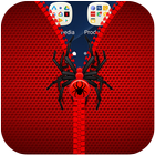 Spider Lock Screen ~ Best Zipper Lock Screen icône