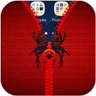 Spider Lock Screen ~ Best Zipper Lock Screen icon