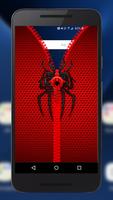 Spider Lock Screen ~ Best Zipper Lock Screen imagem de tela 1