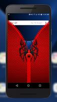 Spider Lock Screen ~ Best Zipper Lock Screen capture d'écran 3