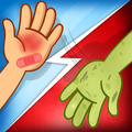 Hand Slap: 2 Player fun Game 👋👋✌️✌️