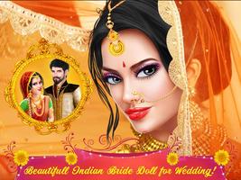 Indian Bride Doll Salon For Wedding Affiche