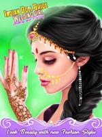 Indian Doll Bride Wedding Girl Makeup And Dressup Affiche