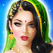 تحميل   Indian Fashion Star Makeup And Dressup APK 