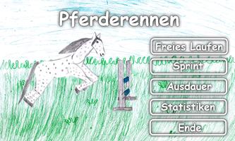 Pferderennen poster