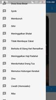 برنامه‌نما Belajar Islam: Dosa Dosa Besar عکس از صفحه