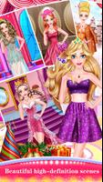 Dress up sweet princess-Fashion Beauty salon games Affiche