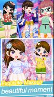 Beautiful Flower Girls - Cute dress up game Affiche