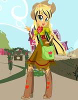 Dress up Applejack Games Poster