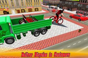 BMX Bicycle Transport Truck Simulator syot layar 1