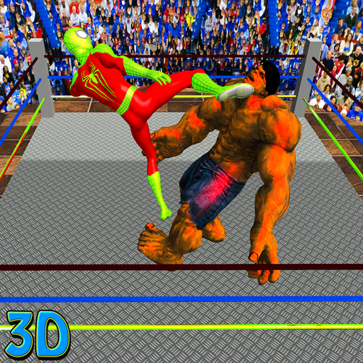 Monster Hero vs Superheroes Ring Battle