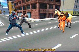gangster cheval vs police de la ville capture d'écran 1
