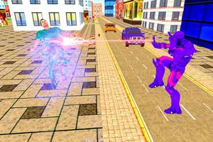 Flying Iron Super hero Gangster City Battle capture d'écran 1