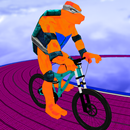 Ninja Hero BMX Bicycle Rider: Turtle Stunts APK