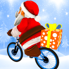 Virtual Santa BMX Bicycle Gift Delivery Rider icon
