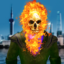Ghost Fire Skull Superhero - Blaze Battle APK