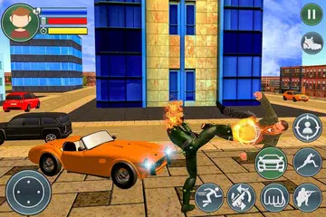 幽霊の火の頭蓋骨のスーパーヒーロー - 炎の戦い アプリダウンロード