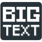 Big Text Big Letters-icoon