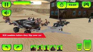 Zombie Car Survival : Drift Car Zombie Killer स्क्रीनशॉट 1