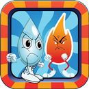 Flappy Droplet Water vs Fire plateformer games APK