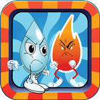 Flappy Droplet Water vs Fire plateformer games icon