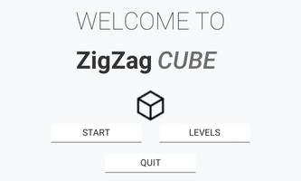 ZigZag Cube Affiche