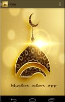 Muslim islam app Affiche