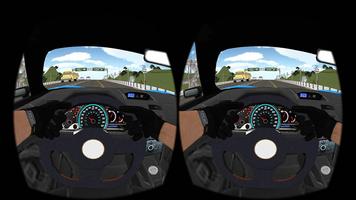 Driving in Car VR Affiche