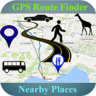 GPS Driving Route icono