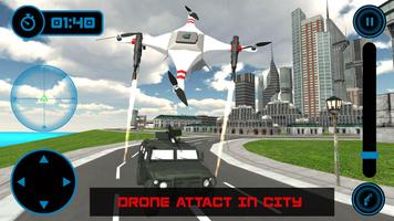 Drone Attack : Spy & attack enemy - rescue mission screenshot 1