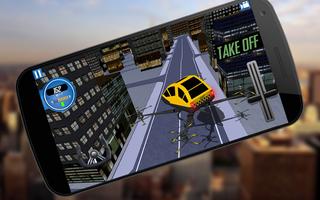 City Drone Taxi Flying Car Real Futuristic Tourist Ekran Görüntüsü 3
