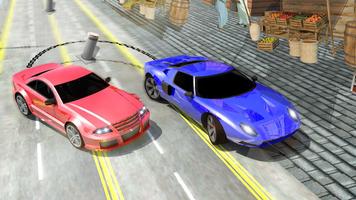 Crazy Chained Cars Racing 3D screenshot 3