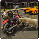 Angry Goat in Town Simulator 3D Goat Frenzy attack APK
