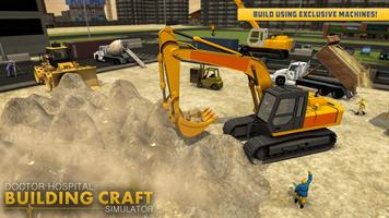 Hospital Craft: Doctor Building Simulator 3D Games Ekran Görüntüsü 1