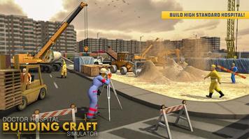 Hospital Craft: Doctor Building Simulator 3D Games Ekran Görüntüsü 2