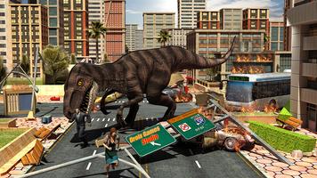 Jurassic escape dino city rampage simulação imagem de tela 2