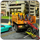 Caminhão de transporte de bicicleta moderno 3D APK