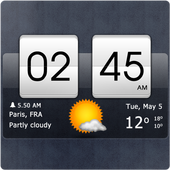 Sense Flip Clock & Weather icon Sense Flip Clock & Weather icon