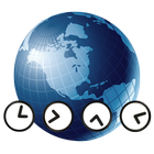 World clock & weather icon