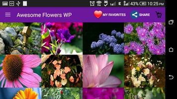 Awesome Flowers Wallpapers capture d'écran 3