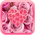 Roses Love HD Live Wallpaper simgesi