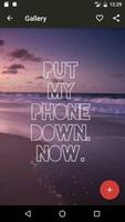 Don't Touch My Phone Wallpaper اسکرین شاٹ 1