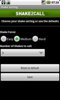 Shake2call Lite imagem de tela 3