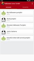 برنامه‌نما Halloween Icons Tumblr عکس از صفحه