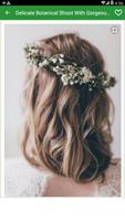 Wedding Flower Crown Hairstyle capture d'écran 2