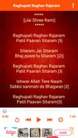 Raghupati Raghav Raja Ram with Lyrics capture d'écran 2